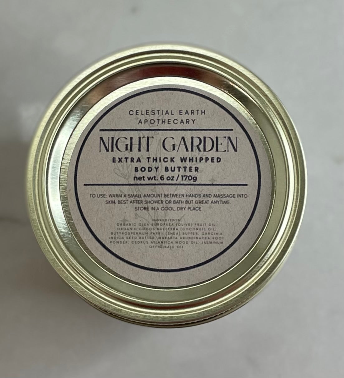 Night Garden Extra Thick Whipped Body Butter